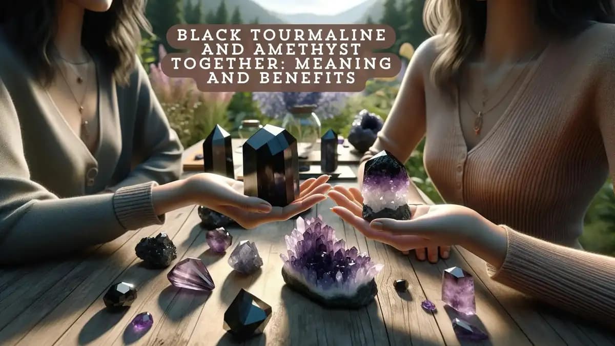 Black Tourmaline And Amethyst Together: Meaning and Benefits