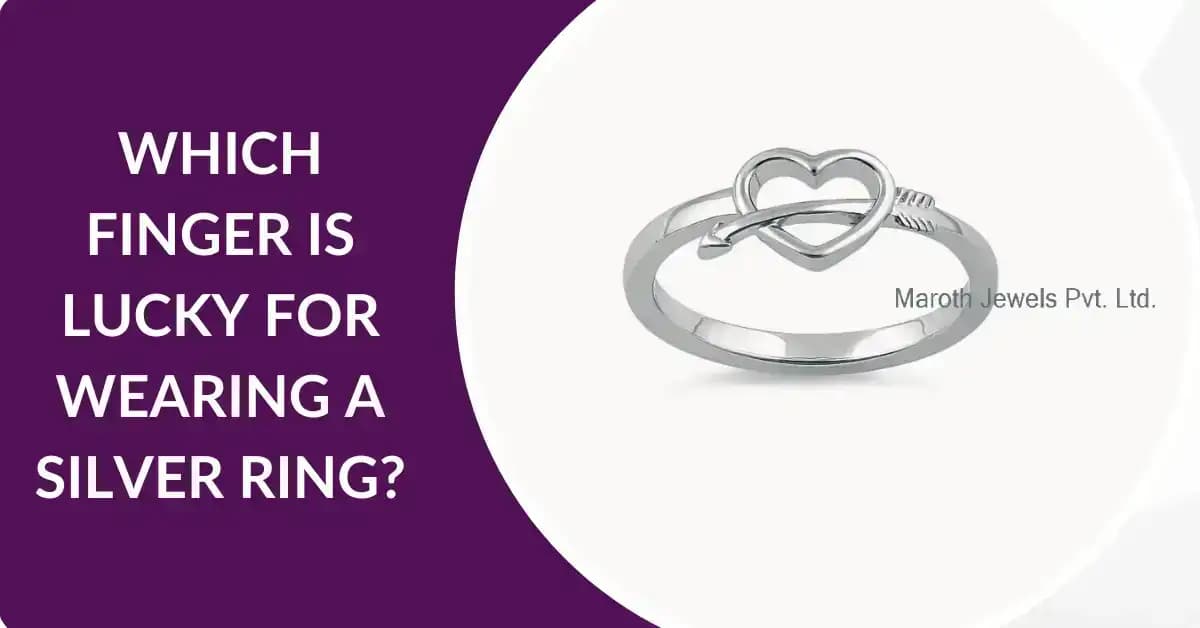 Which finger is lucky for wearing a silver ring?