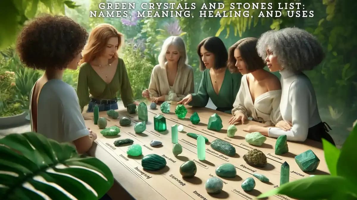 Green Crystals and Stones: Names, Meanings & Identification