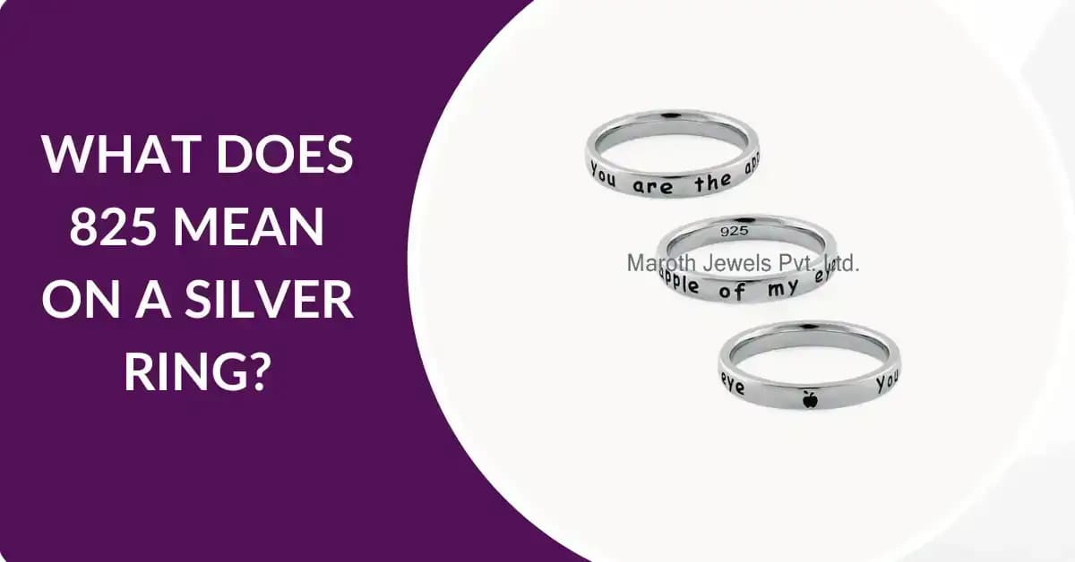 What does 825 mean on a silver ring?