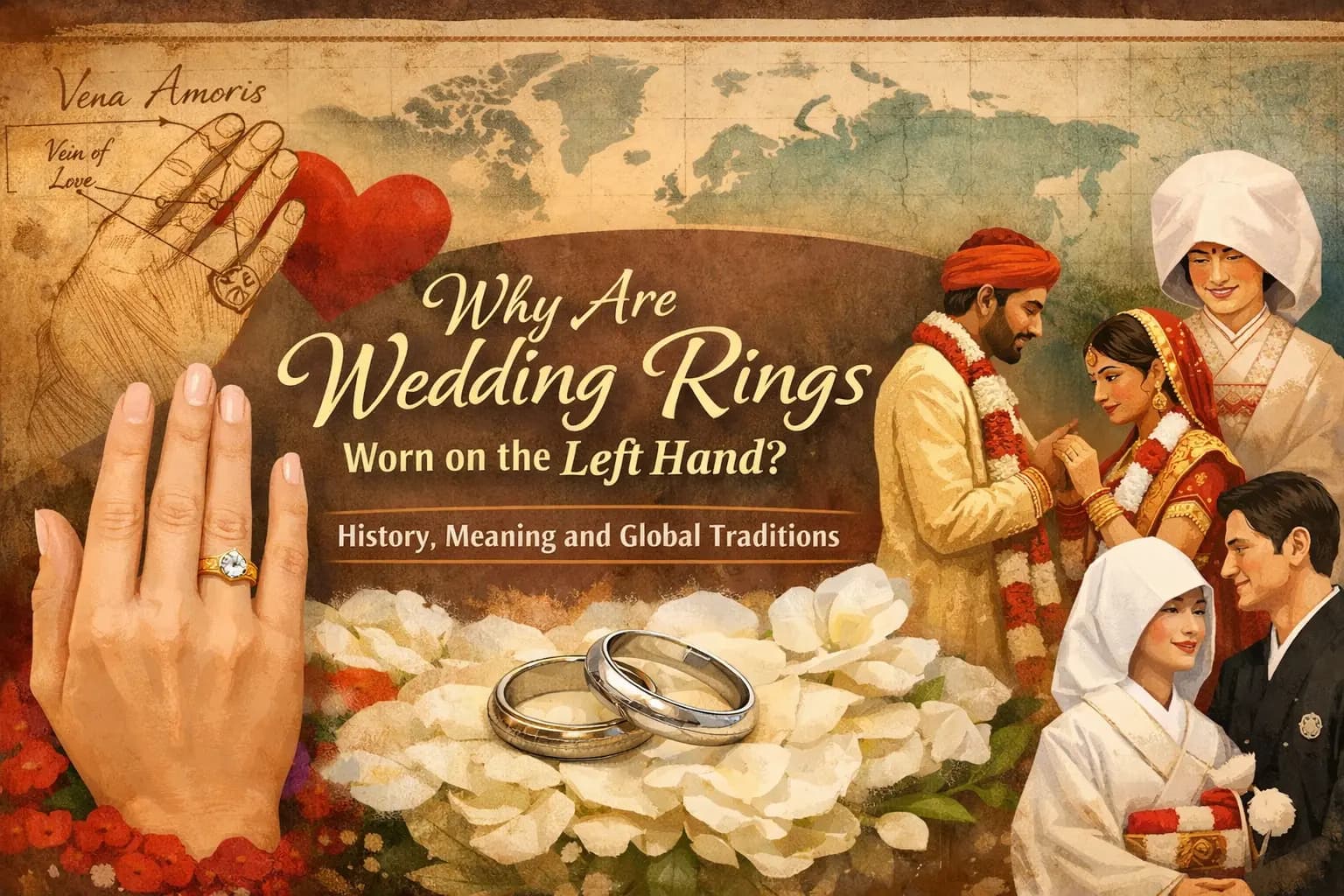 Why Are Wedding Rings Worn on the Left Hand? History, Meaning and Global Traditions