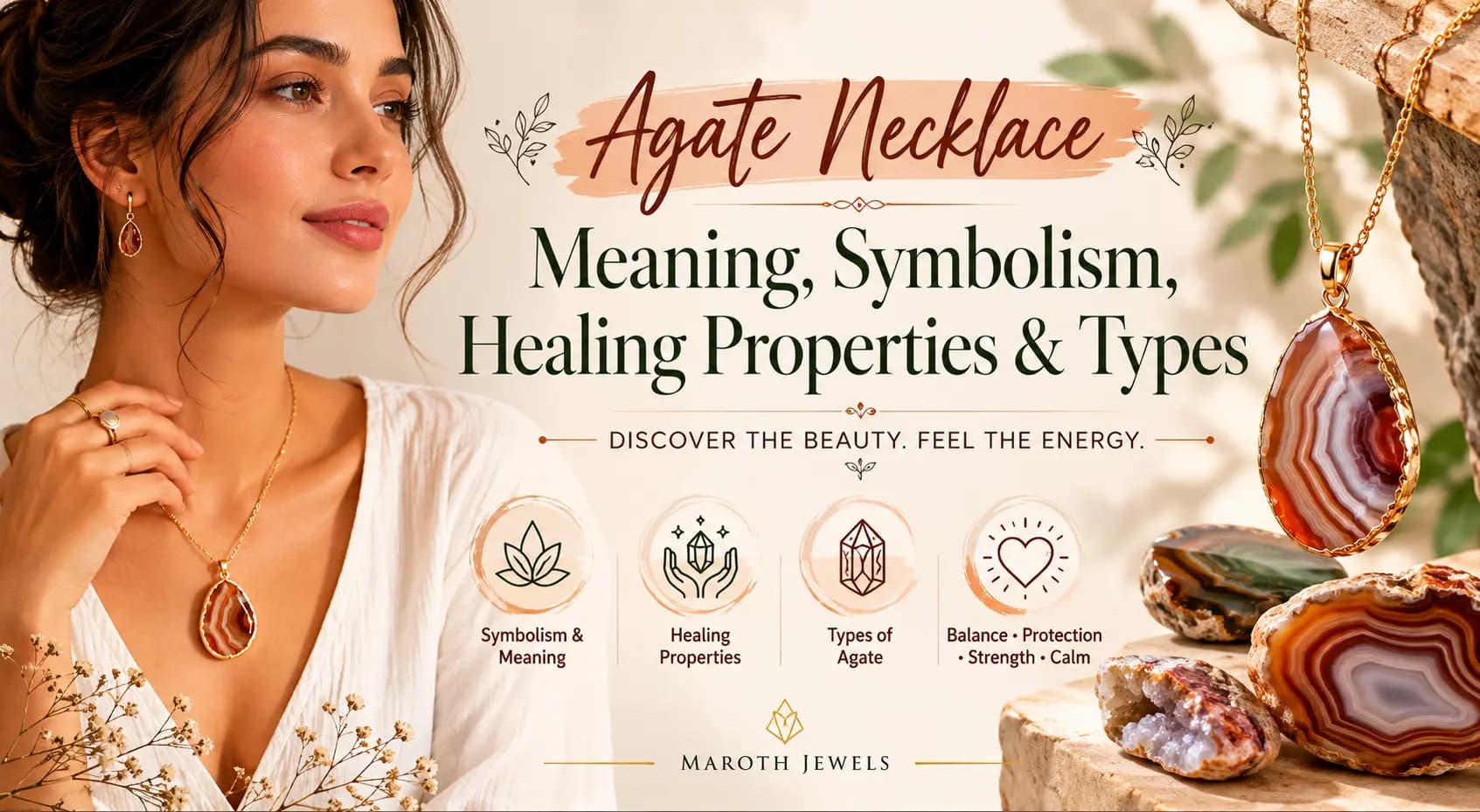 Agate Necklace Meaning: Symbolism, Healing Properties & Types