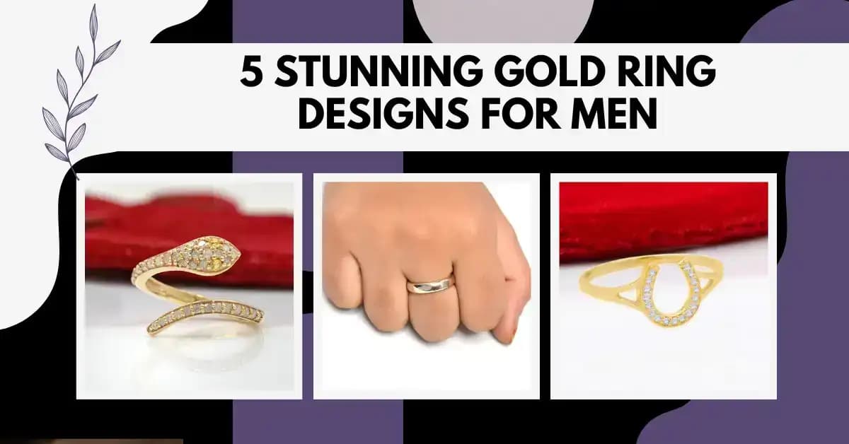 5 superbes modèles de bagues en or pour hommes