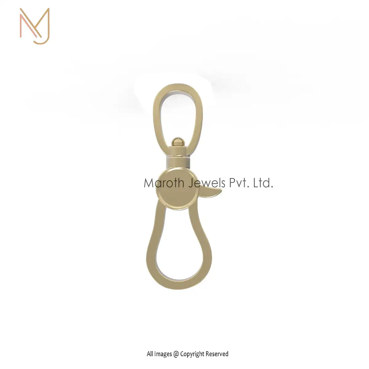 14K Yellow Gold Lobester Clasp Lock Finding Jewelry Manufacturer