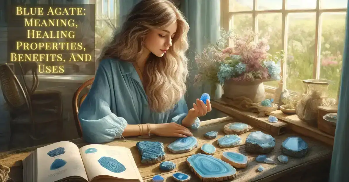 Blue Agate: Meaning, Healing Properties, Benefits, And Uses