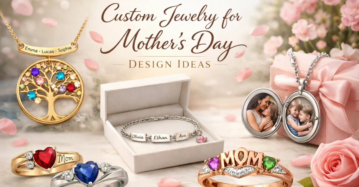 Custom Jewelry for Mother's Day Design Ideas