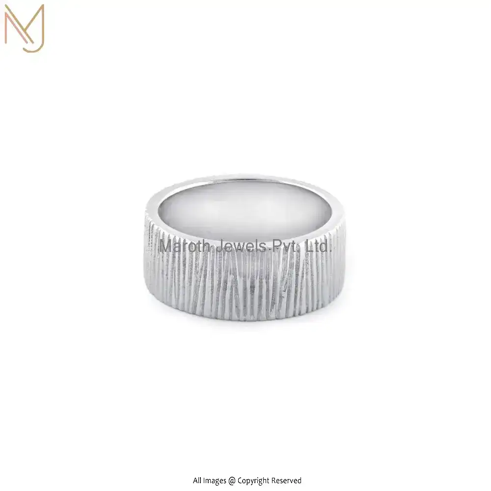 925 Sterling Silver Tree Trunk Ring Manufacturer