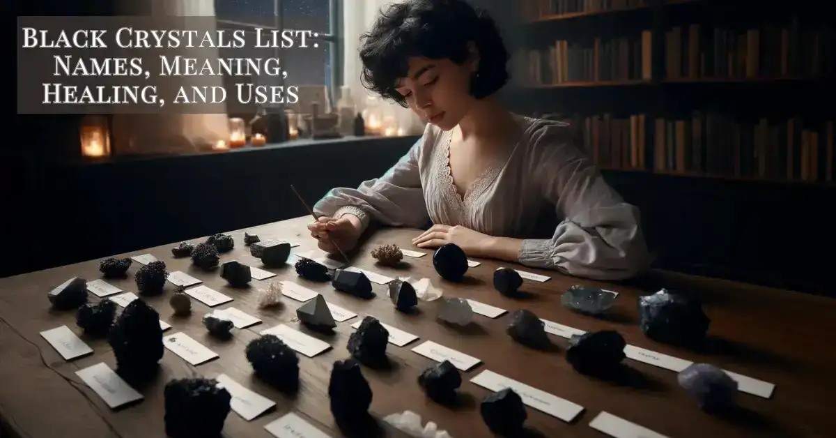 Black Crystals List: Names, Meaning, Healing, and Uses
