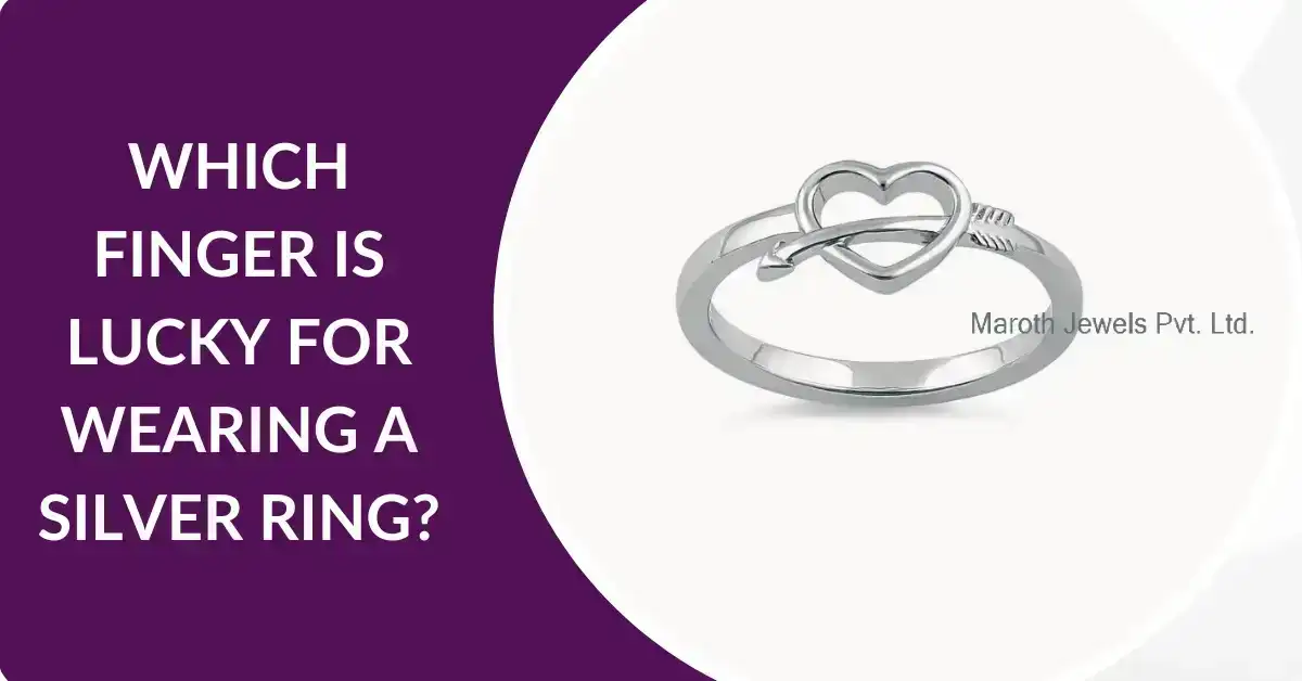 Which finger is lucky for wearing a silver ring?