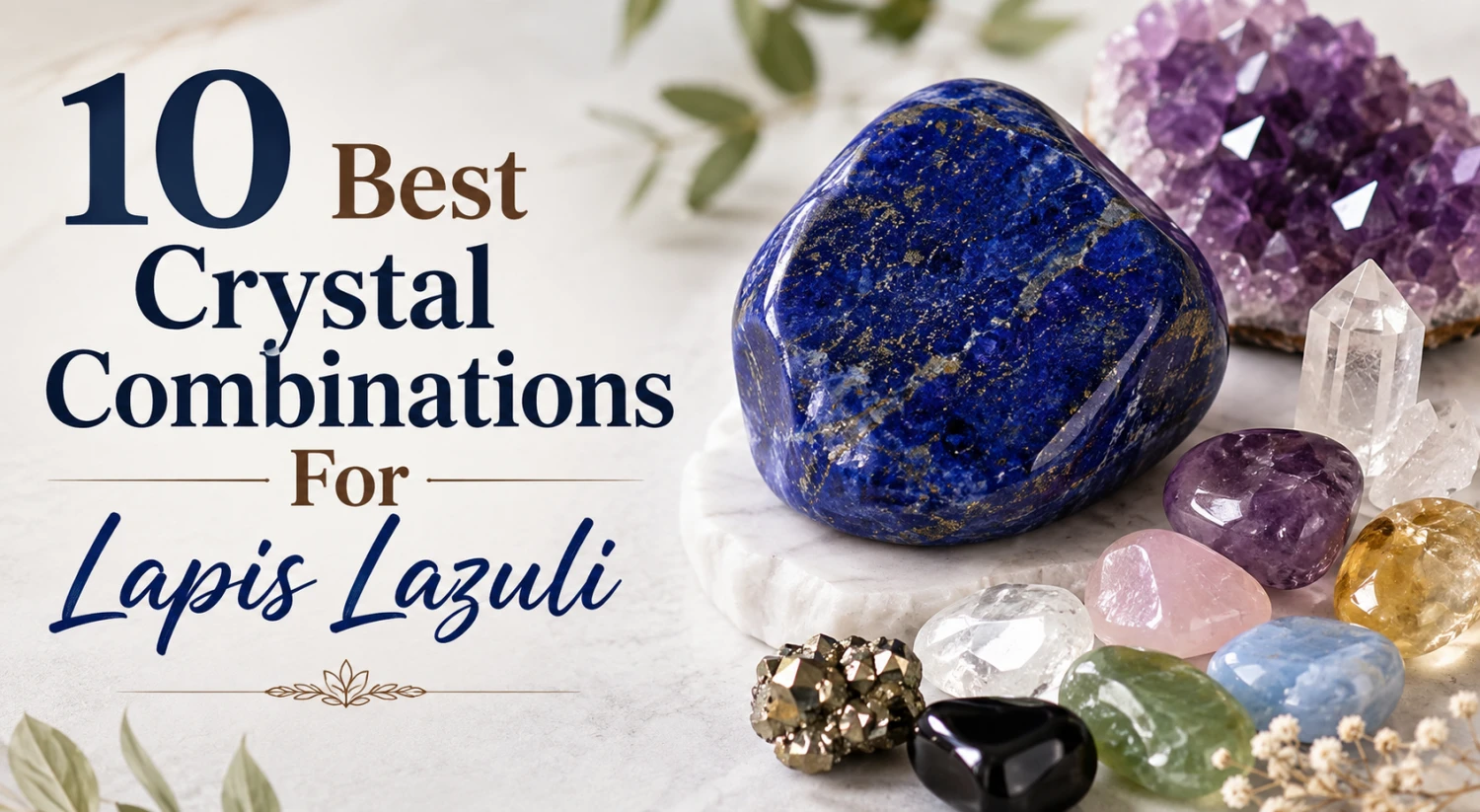 10 Best Crystal Combinations for Lapis Lazuli