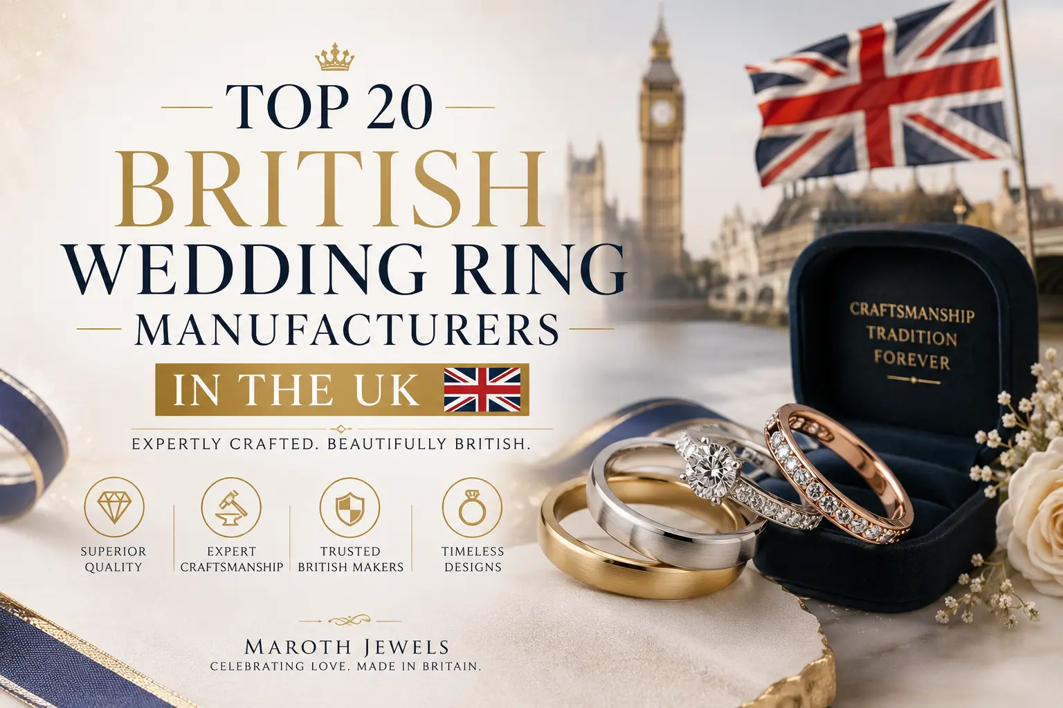 Top 20 British Wedding Ring Manufacturers in the UK