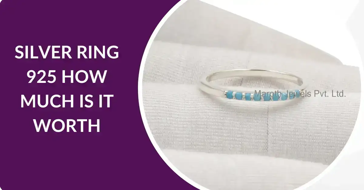 silver ring 925 how much is it worth