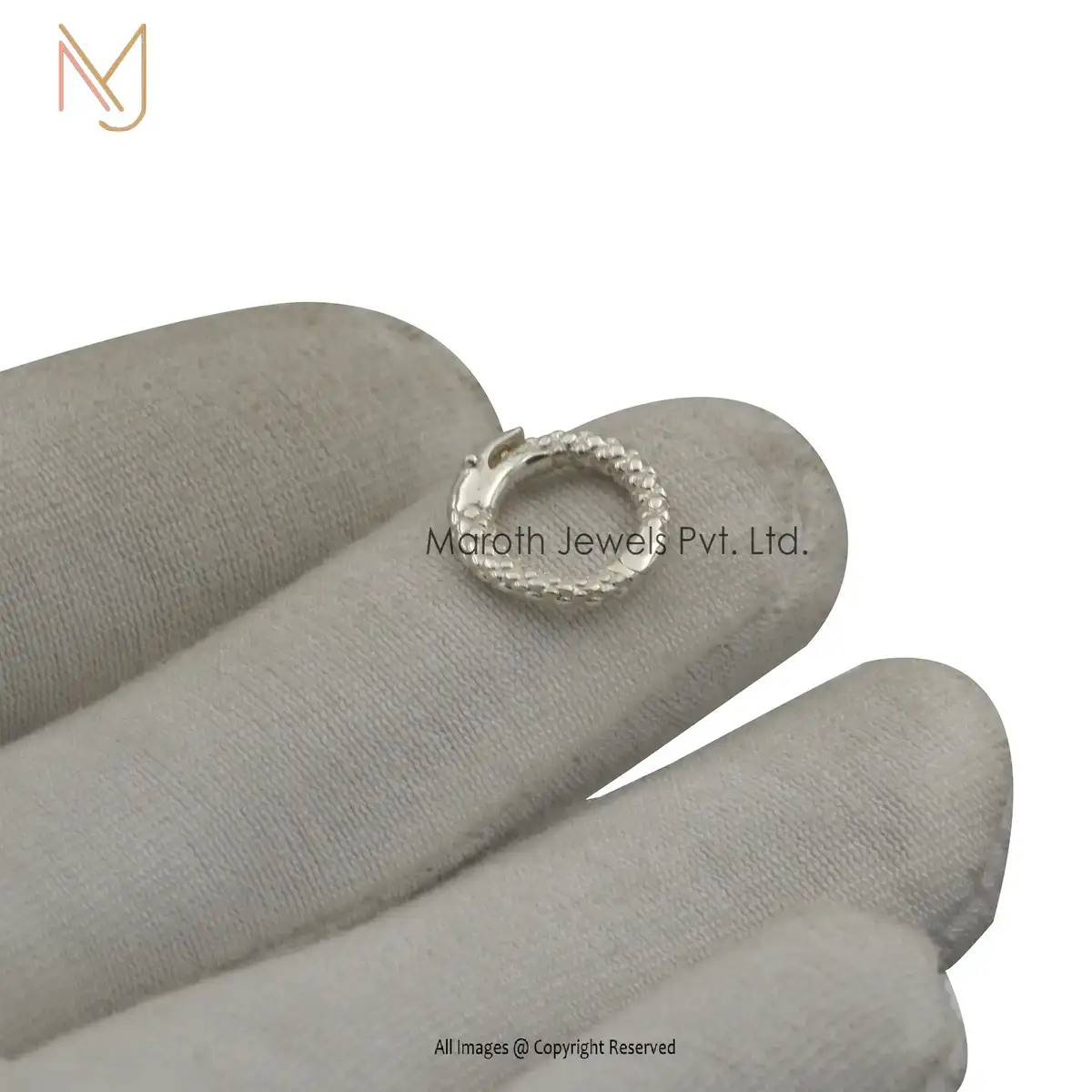 925 Silver Snake Charm Holder Pendant Jewelry Manufacturer