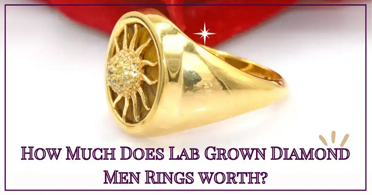 How Much Does Lab Grown Diamond Men Rings worth?