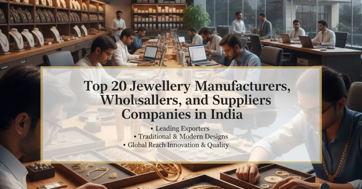 Top 20 Jewellery Manufacturers, Wholesalers, and Suppliers Companies in India