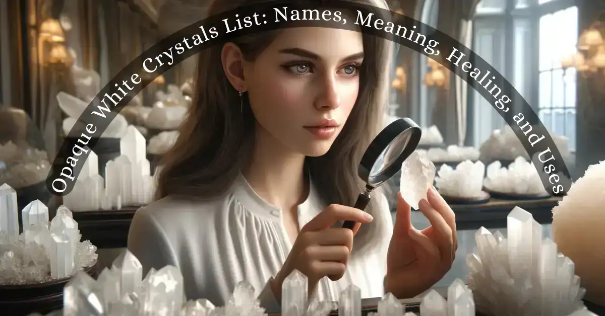 Opaque White Crystals List: Names, Meaning, Healing, and Uses