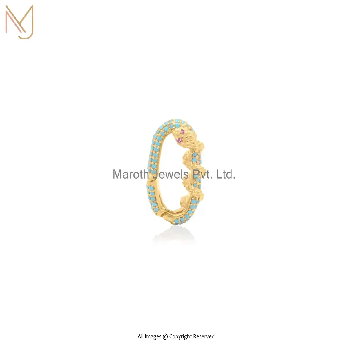 925 Silver Ruby Snake Charm Holder Pendant Jewelry Supplier