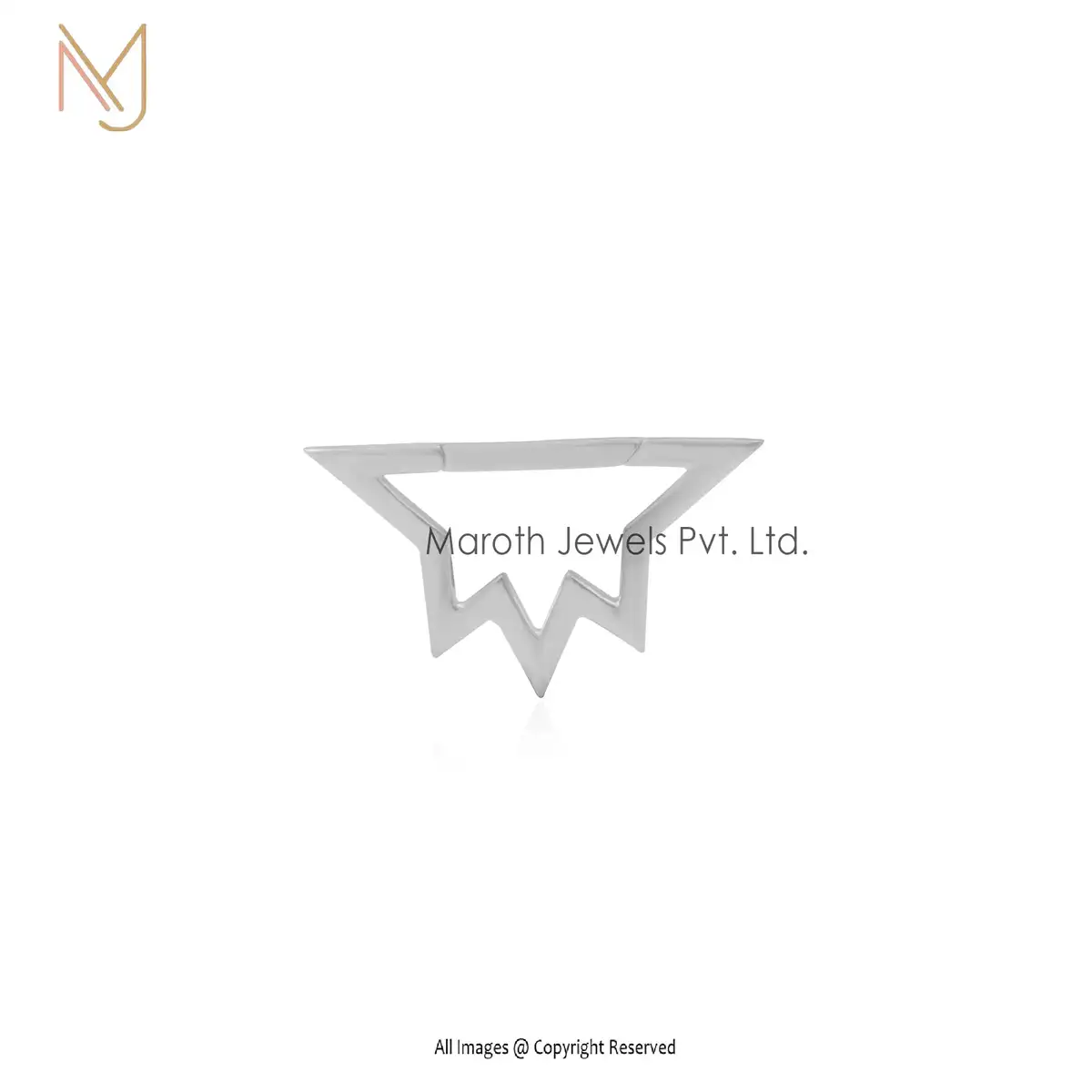 925 Sterling Silver Star Connector Charm Holder Wholesale