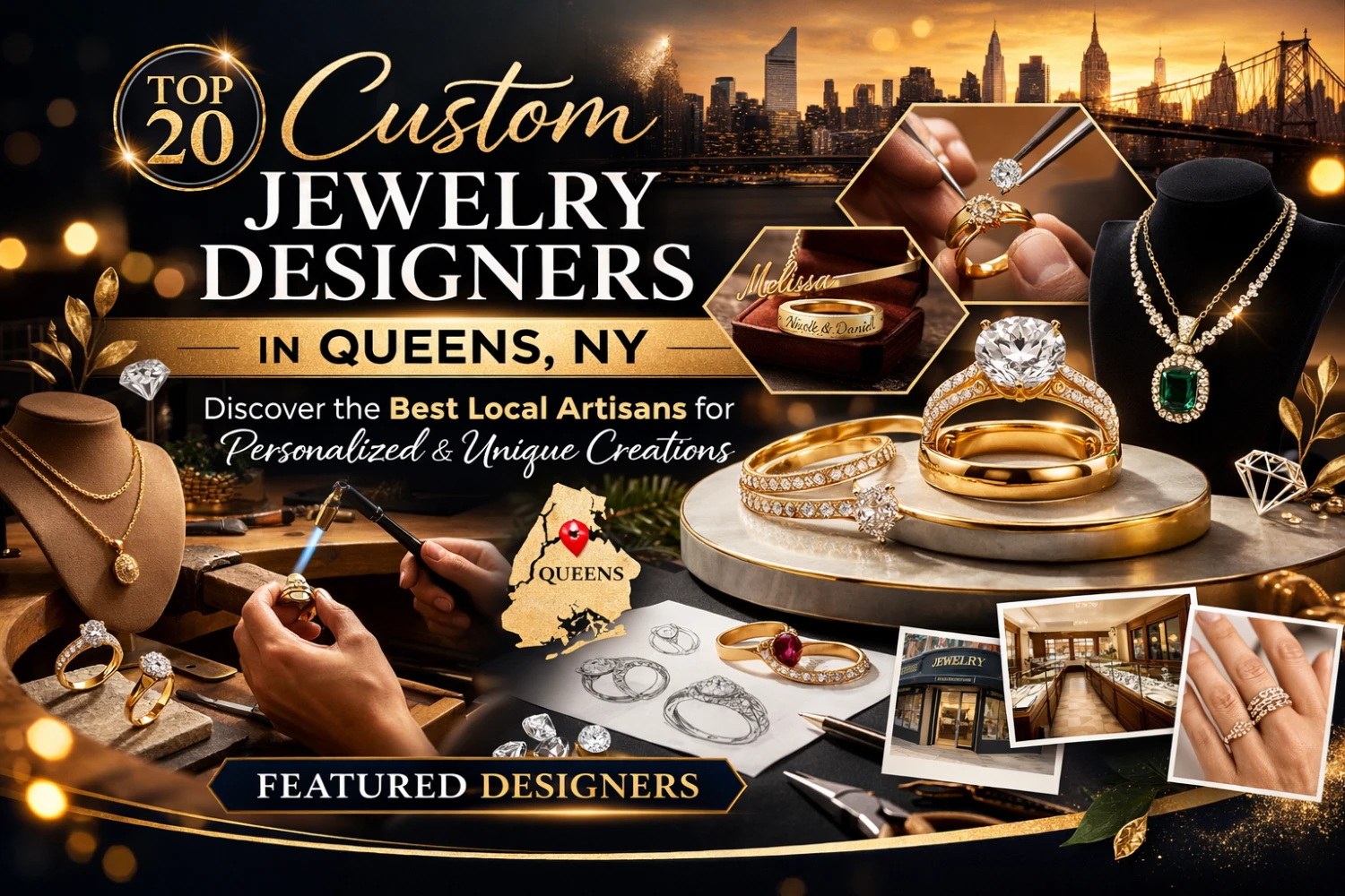 Top 20 custom jewelry designers in queens ny