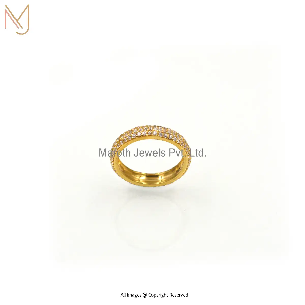 925 Silver Rose Gold Plated Ruby Laughing Buddha Ring Manufacturer