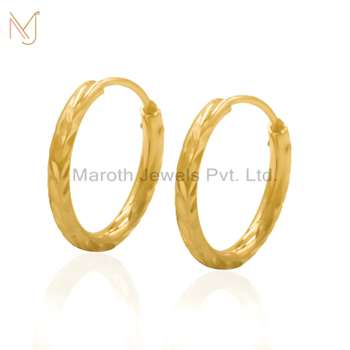 925 Silver Hoop Earrings Jewelry Manufacturer