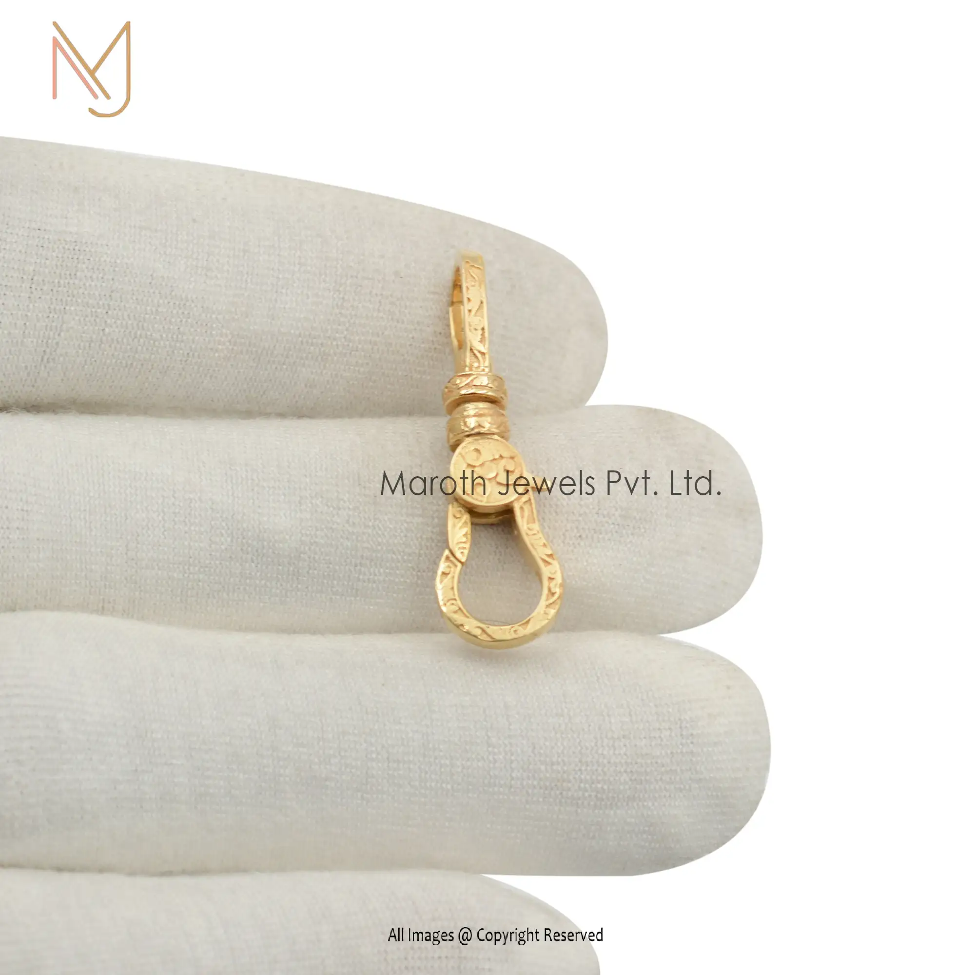 14K Yellow Gold Lobster Lock Findings Jewelry Wholesale