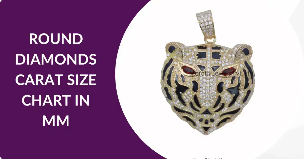 Round Diamonds Carat Size Chart in MM