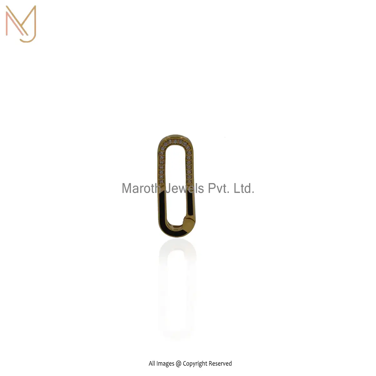 Private Label 925 Silver Enamel Enhancer Lock