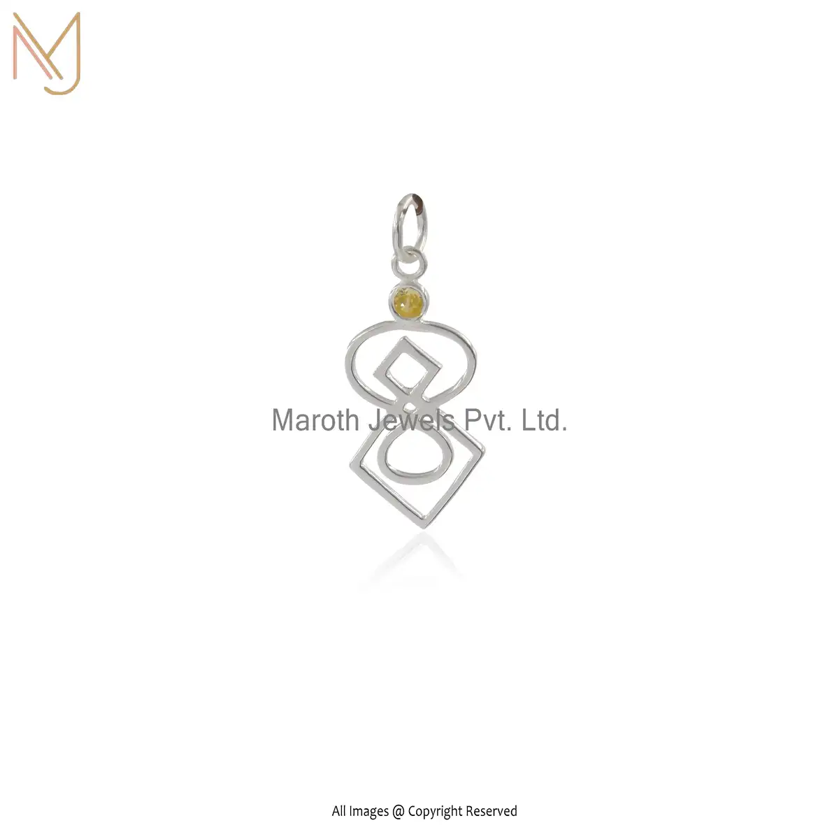 14K White Gold Diamond High Polish Jewelry Supplier