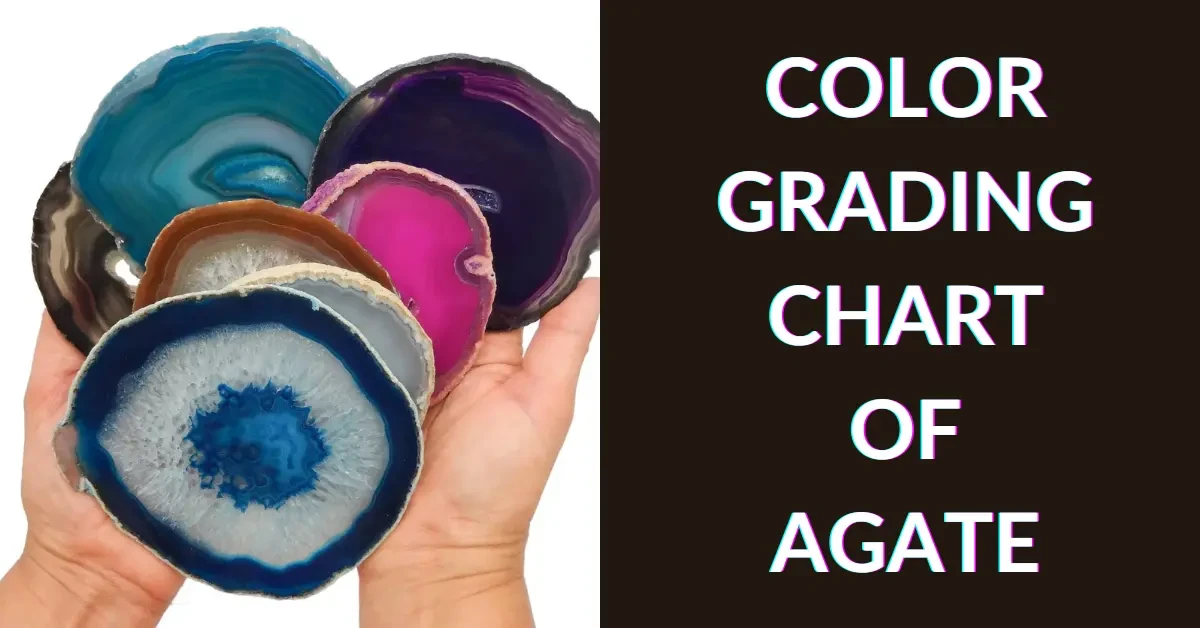 Color grading chart of Agate