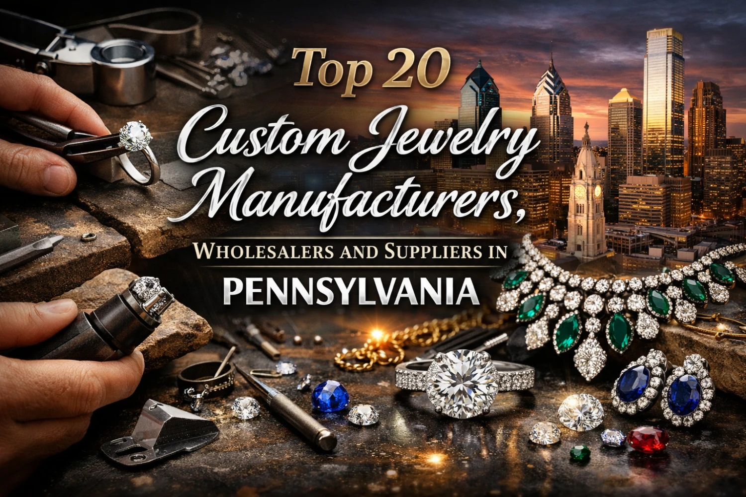 Top 20 Custom Jewelry Manufacturers, Wholesalers and Suppliers in Pennsylvania