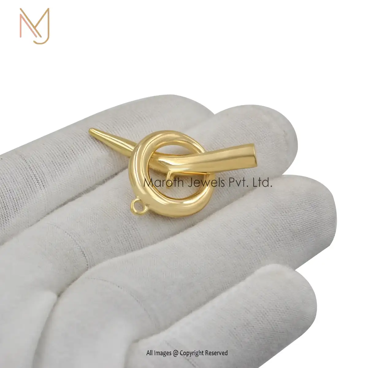 14K yellow Gold Toggle Claps Manufacturer