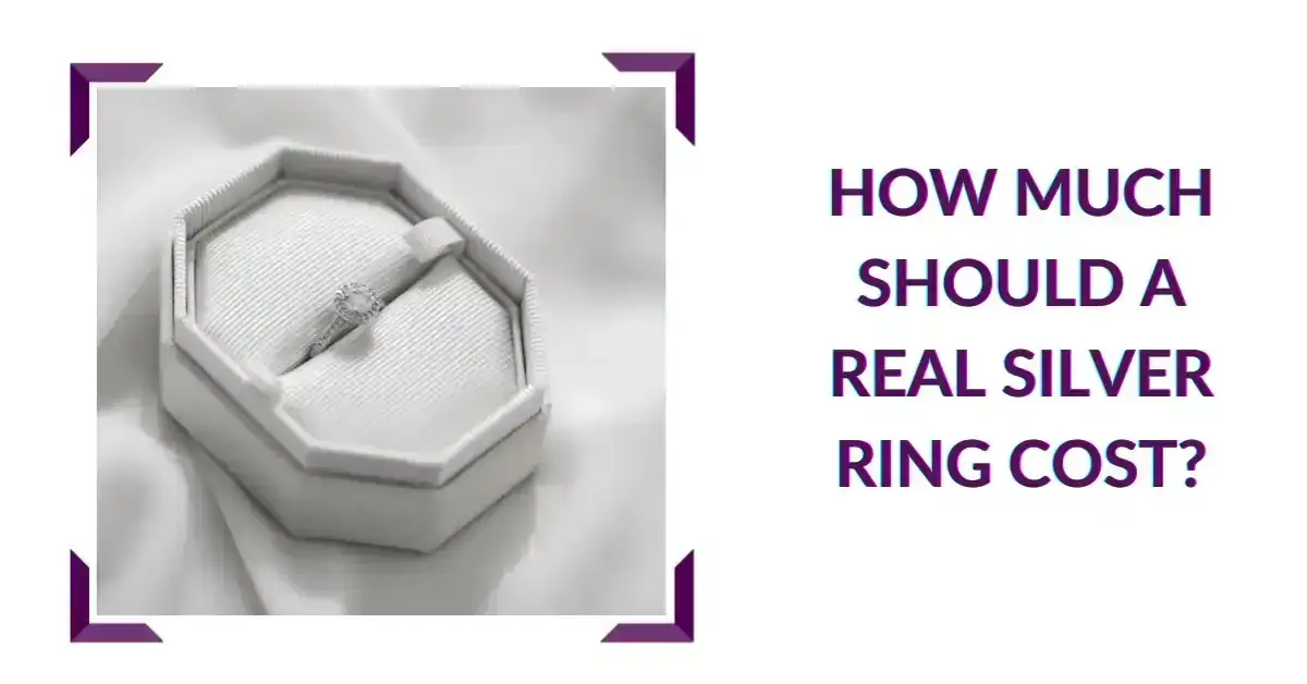How much should a real silver ring cost?