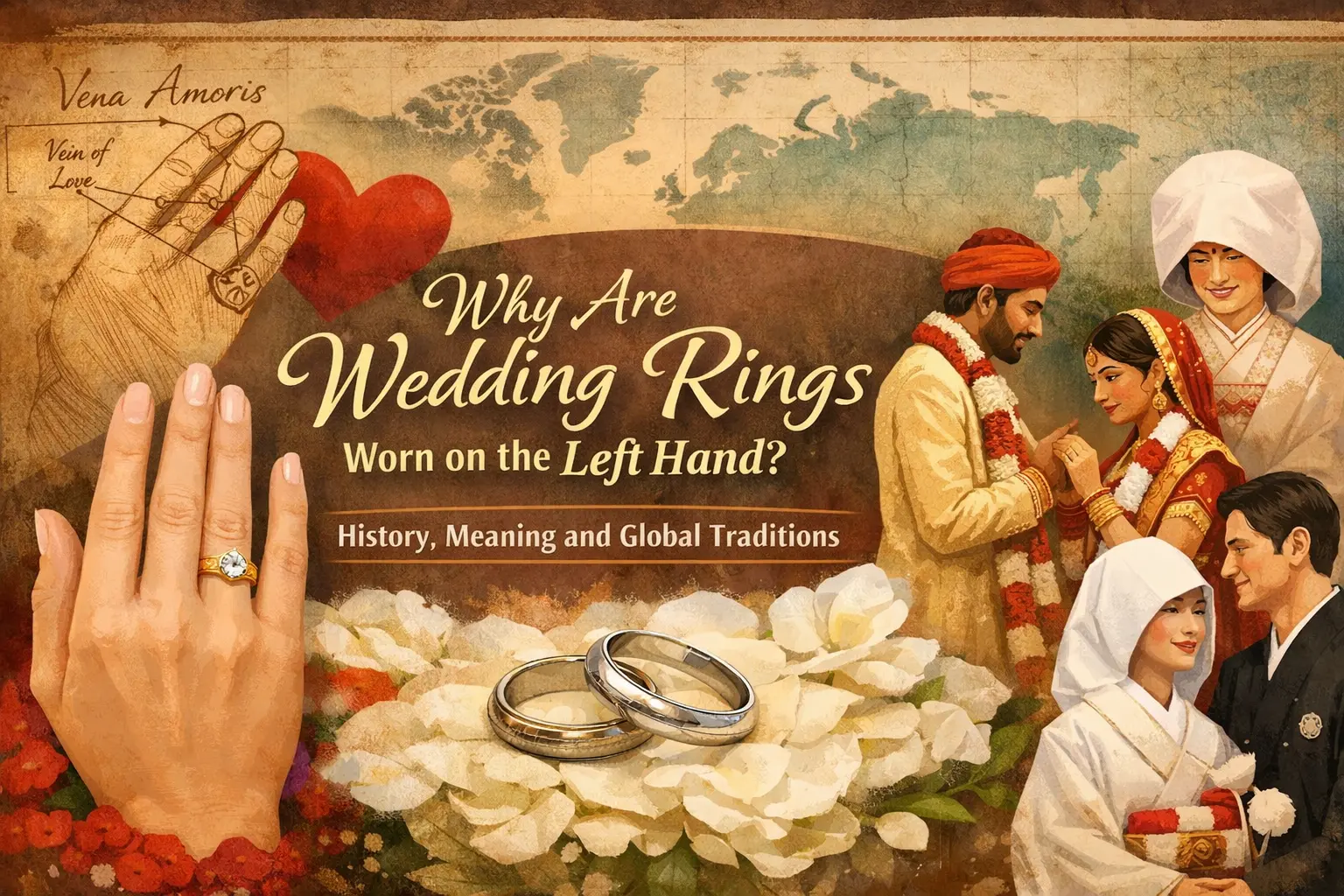 Why Are Wedding Rings Worn on the Left Hand? History, Meaning and Global Traditions