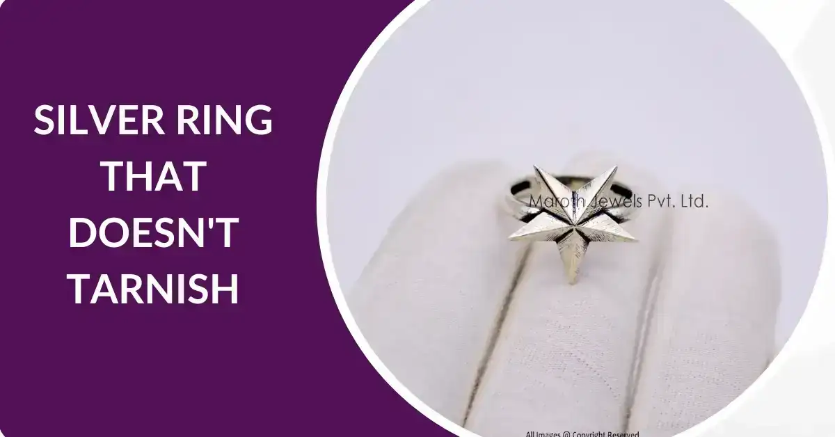 Silver ring that doesn't tarnish