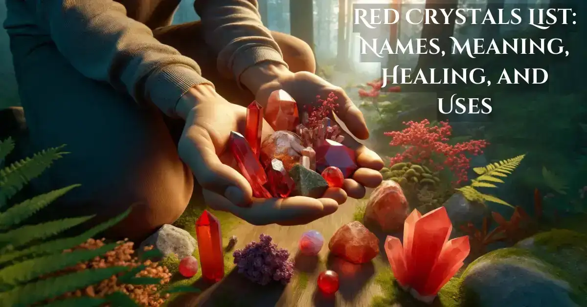 Red Crystals List: Names, Meaning, Healing, and Uses