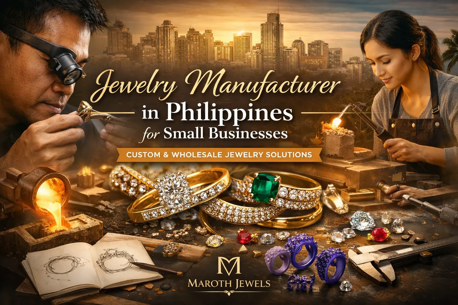 Custom Jewelry Manufacturer in Philippines