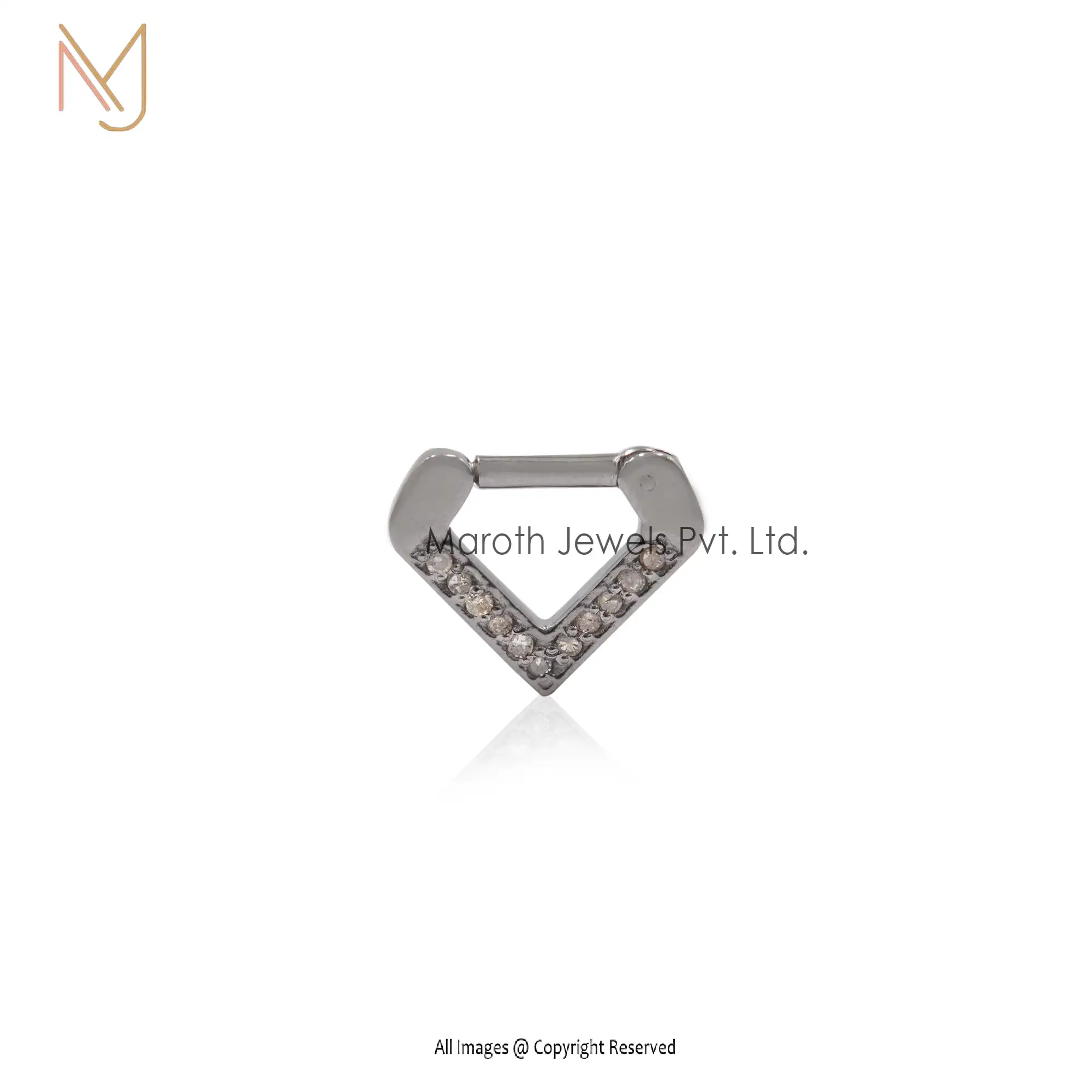 14k Gold Diamond Elongated Diamond Shape Enhancer Manufacturer
