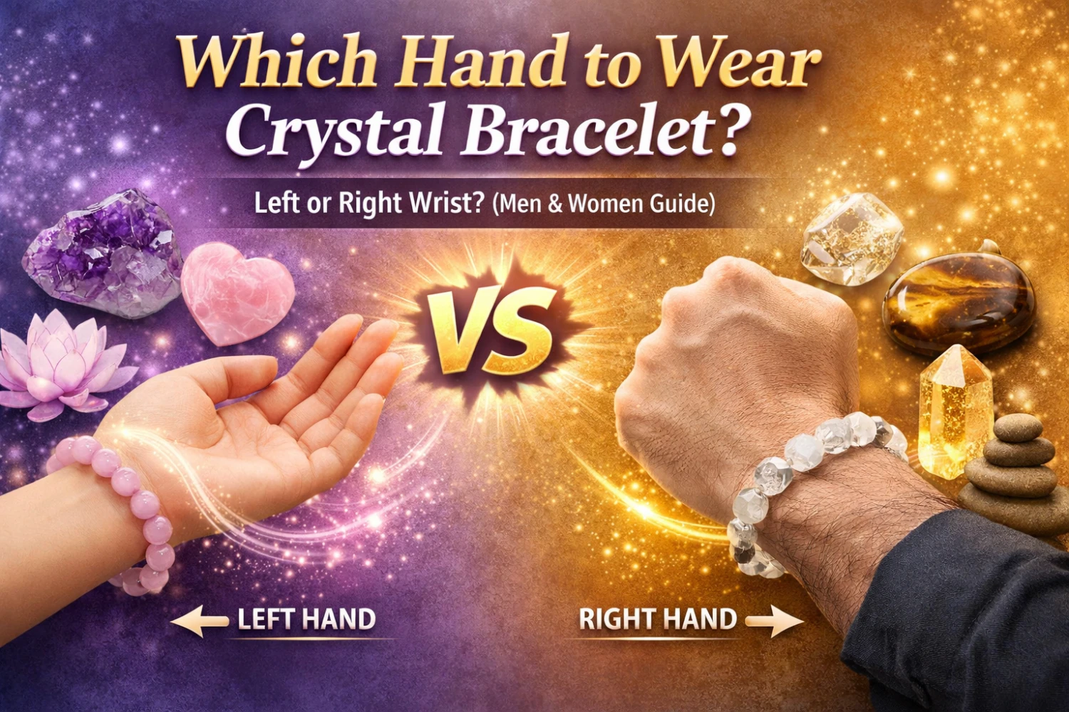 Which Hand To Wear Crystal Bracelet – Left Or Right Wrist?