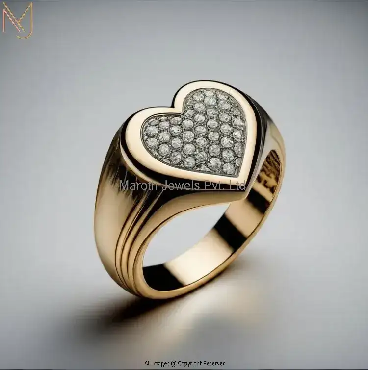 925 cz heart ring store