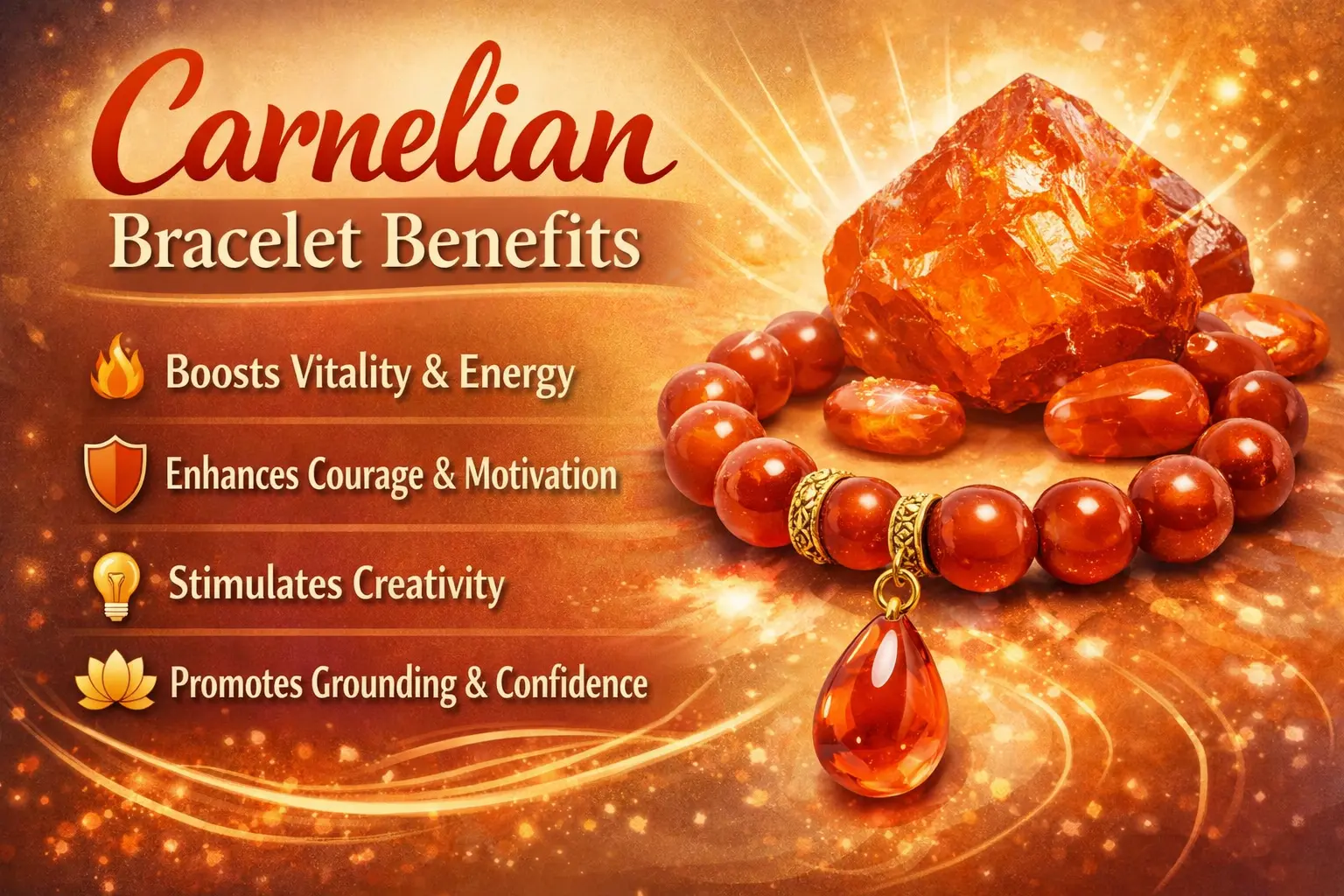 Carnelian Bracelet Benefits