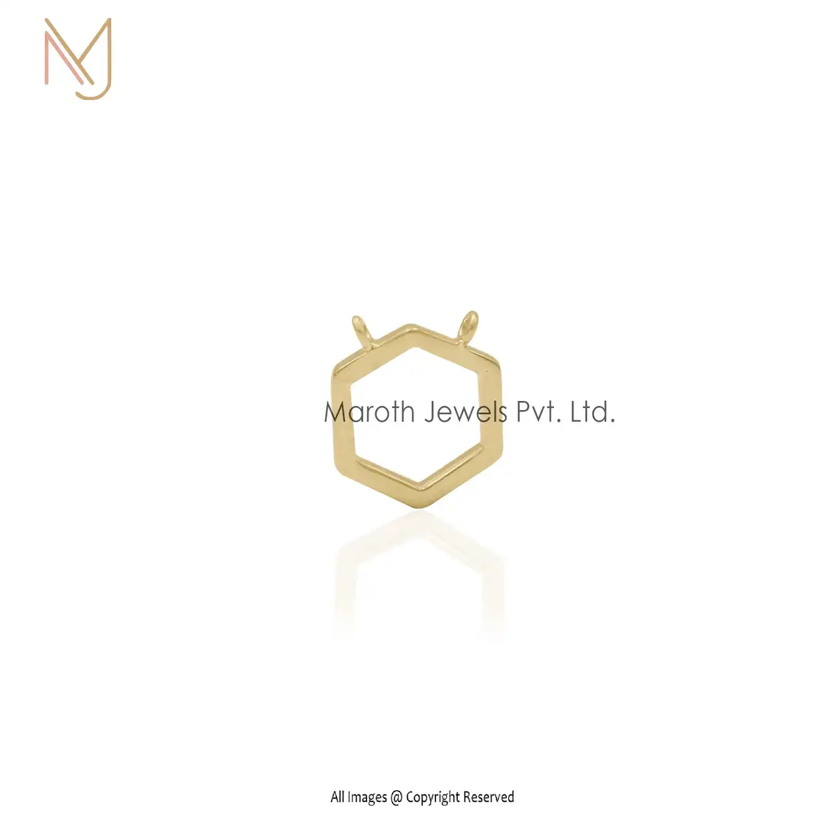 Private Label 925 Silver Connector Charm Holder