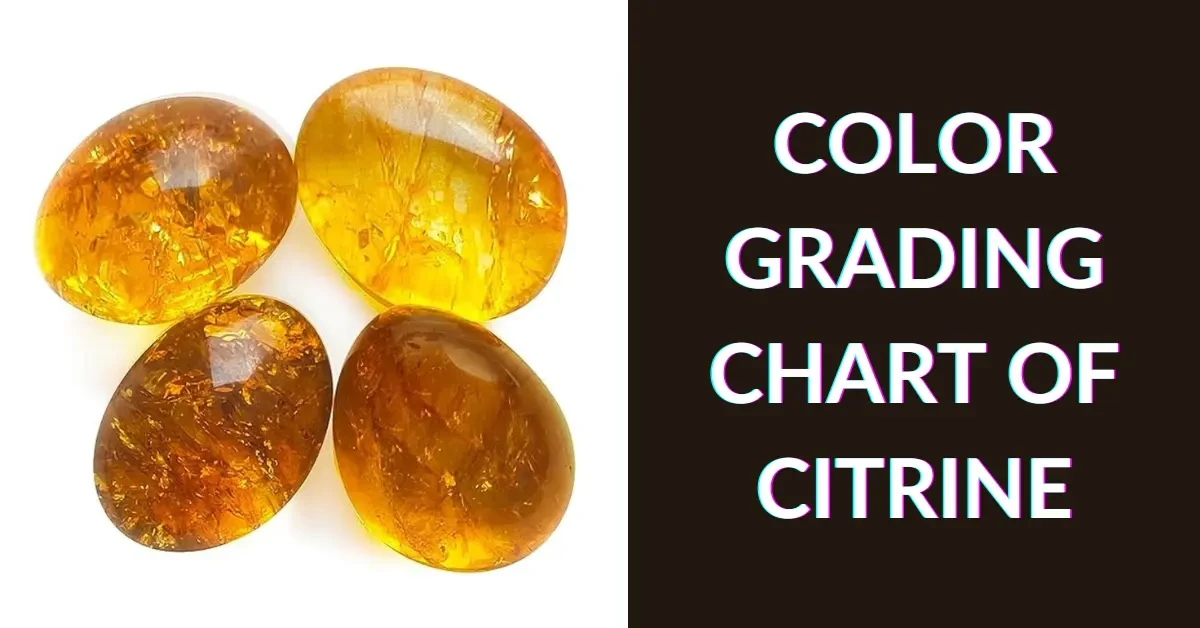 Color grading chart of Citrine