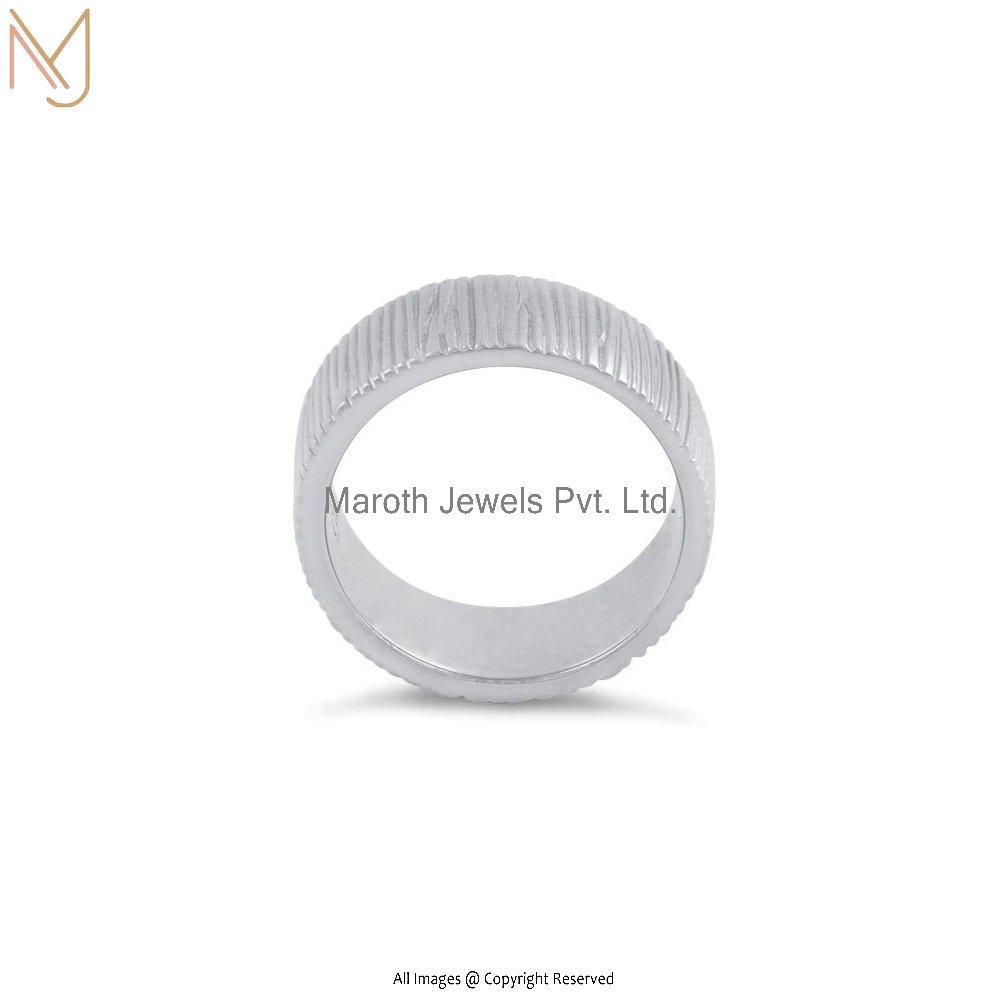 Sterling Silver Tree Trunk Ring Manufacturer