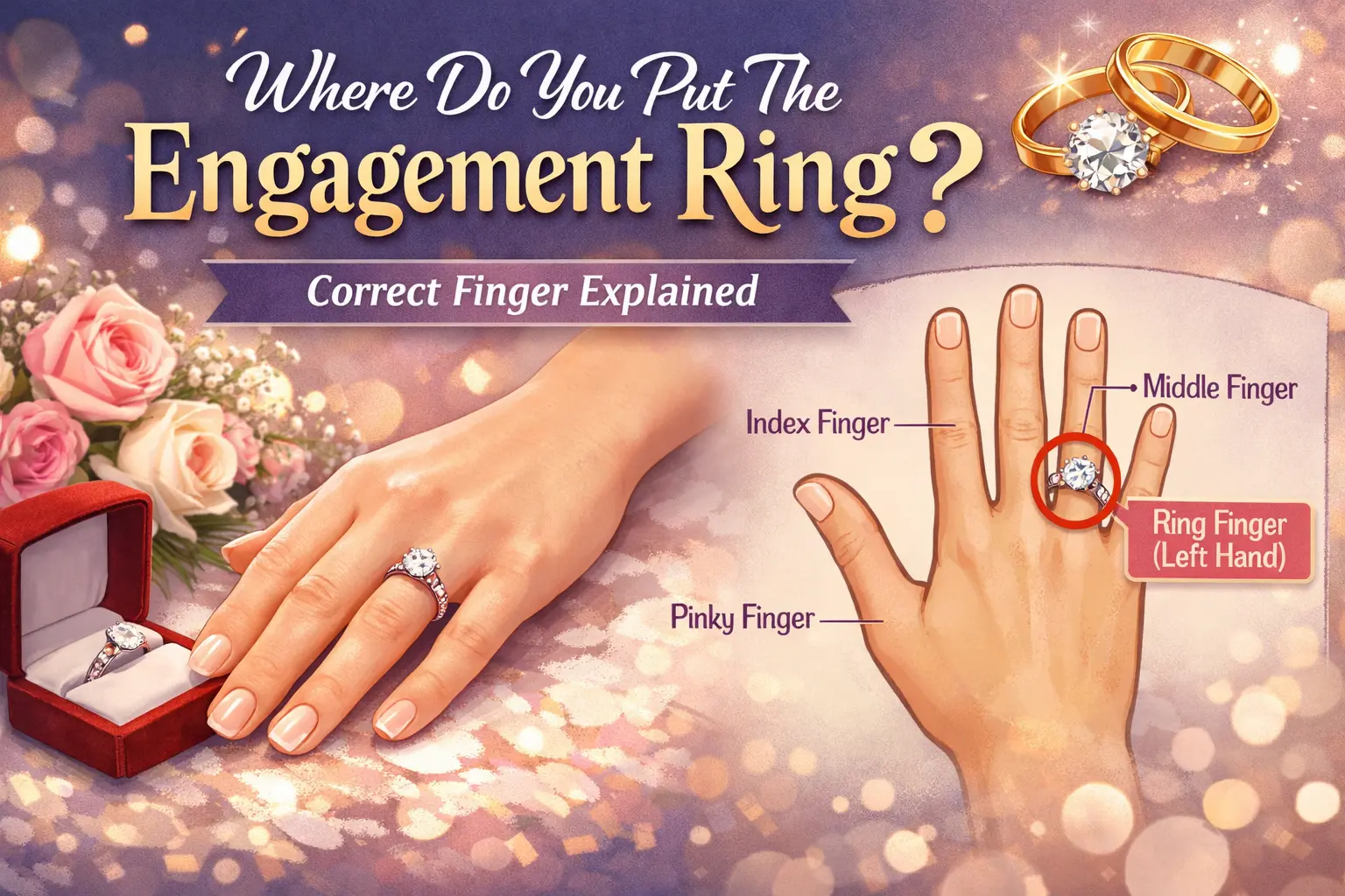 Where Do You Put the Engagement Ring? Correct Finger Explained