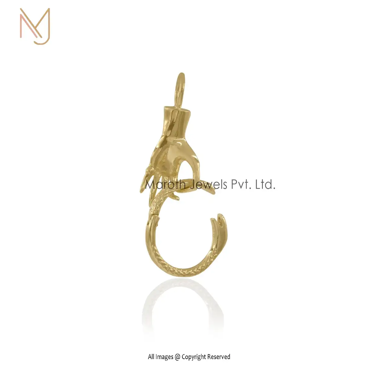 14K Soild Yellow Gold Ruby Pendant Jewelry Manufacturer