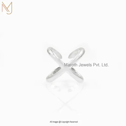 14K White Gold High Polish Ring Jewelry Supplier