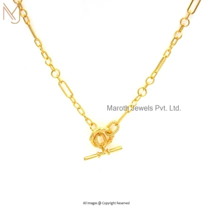 14K Yellow Gold Link Chain Necklace Custom Jewelry