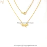 14K Yellow Gold Grasshopper Pendant Necklace Custom Jewelry